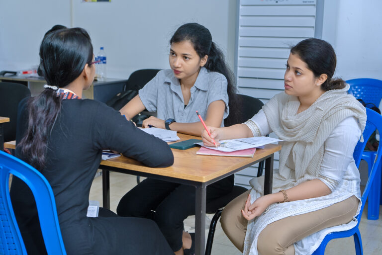 Students in OET class