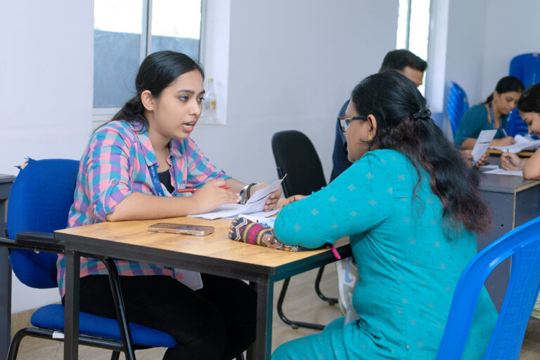 Students in IELTS class