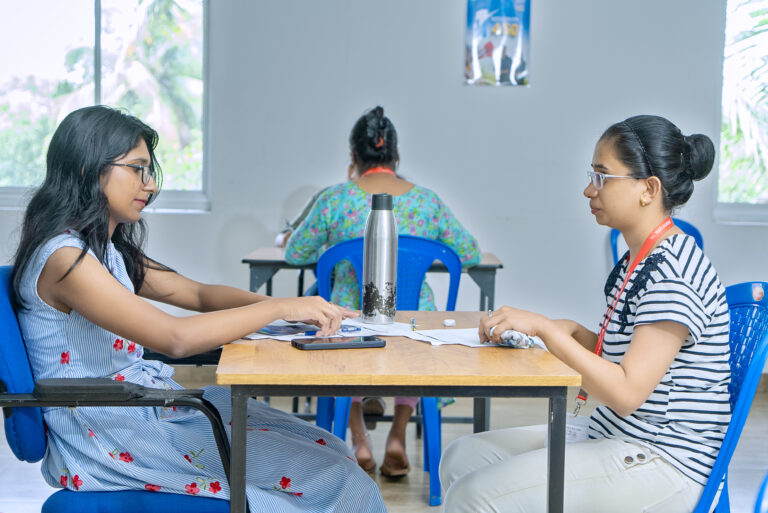 Students in OET class